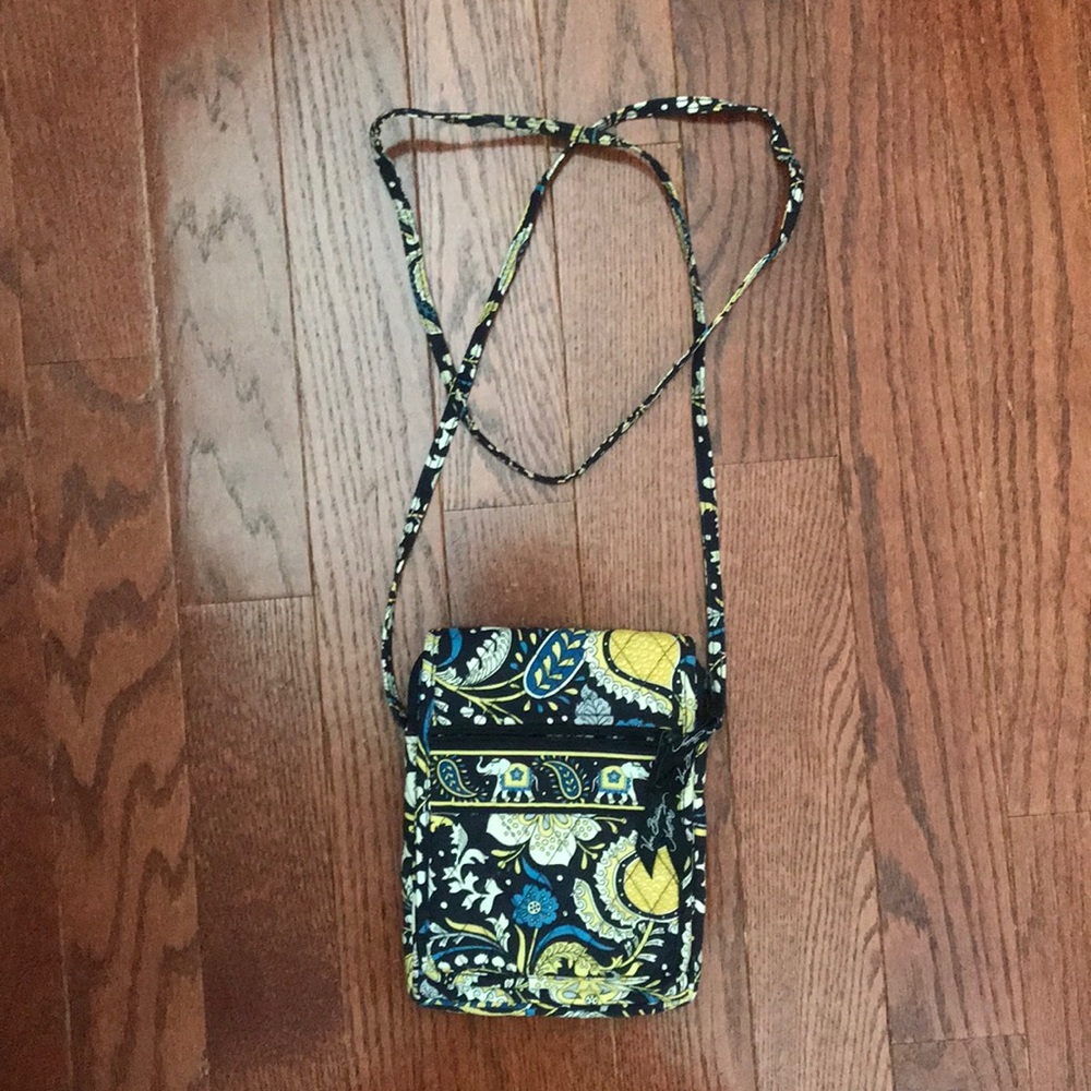 Vera Bradley Navy/Yellow Crossbody